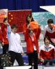 YES! One person can make a difference! Team China goes crazy during the free dance...