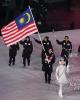 Julian Yee caries the flag for Malaysia