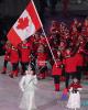 Tessa Virtue & Scott Moir lead Team Canada into the Stadium