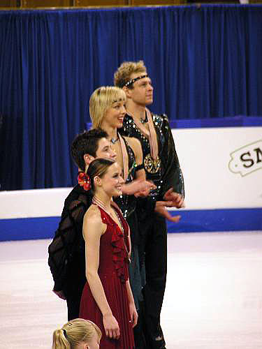 Tessa Virtue &amp; Scott Moir (CAN) silver; Morgan Matthews &amp; Maxim Zavozin (USA) gold