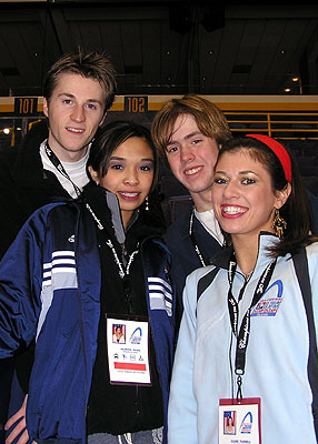 Jon Wright, Katrina Reyes, Calvin Taylor, and Clare Farrell