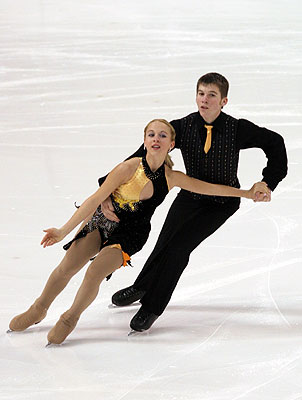 Katie Wyble &amp; Chad Reinhold at practice