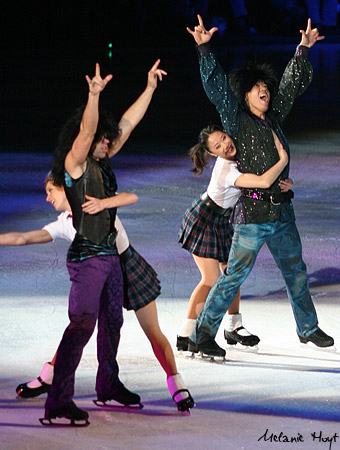 Joannie Rochette, Michael Weiss, Xue Shen, Hongbo Zhao