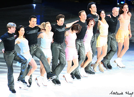 Jeff Buttle, Xue Shen, Hongbo Zhao, Joannie Rochette, Michael Weiss, Sasha Cohen, David Pelletier, Jamie Sale, Patrice Lauzon, Marie-France Dubreuil, Kurt Browning, Jennifer Robinson