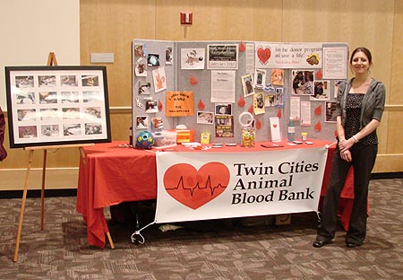 Twin Cities Animal Blood Bank Booth