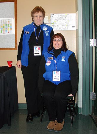 The wonderful volunteers in St. Paul