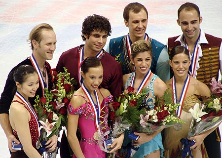 Senior Pairs Podium