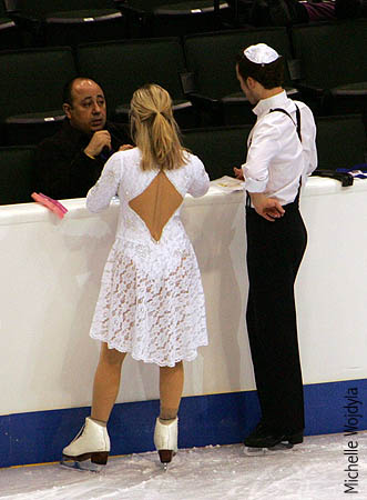 Coach Pierre Panayi with Mauri Gustafson &amp; Joel Dear