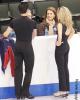Kim Navarro &amp; Brent Bommentre wear basic black for practice