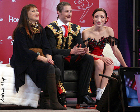 Meryl Davis &amp; Charlie White with Marina Zoueva