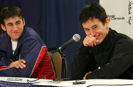 Ryan Bradley and Patrick Chan