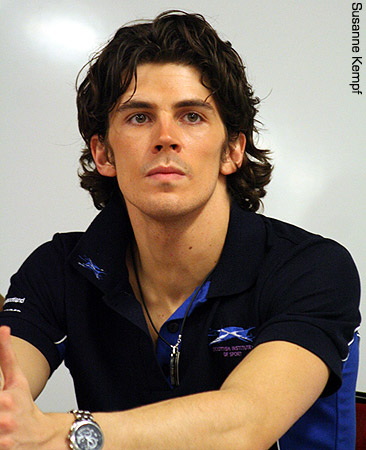 John Kerr at the press conference after the OD