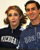 Federica Faiella &amp; Massimo Scali at the press conference after the OD