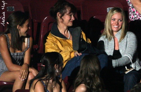 Anabelle Langlois in the audience