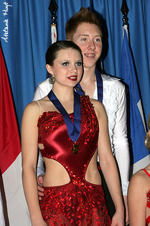 Carolyn MacCuish &amp; Tyler Morris, Western Novice gold