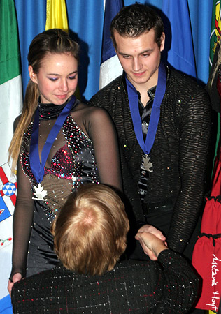 Elisabeth Paradis &amp; Tristan Laliberté, Eastern Novice silver