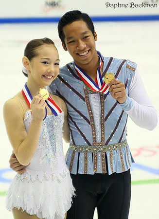 Tracy Tanovich &amp; Michael Chau (gold medalists)