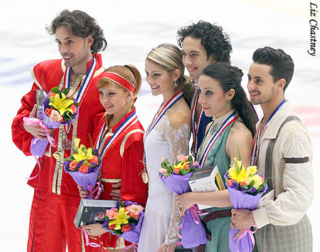 The ice dance medalists