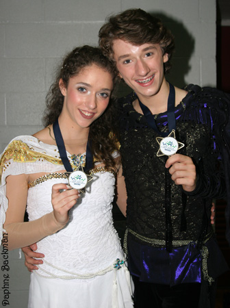 Danielle &amp; Alex Gamelin, gold, novice FD A