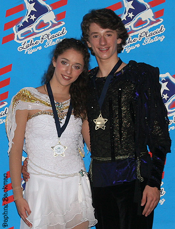Danielle &amp; Alex Gamelin, gold, novice FD A