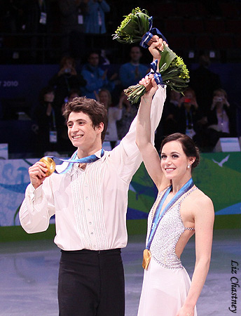 Olympic gold medalists Tessa Virtue &amp; Scott Moir