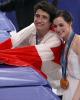 Virtue &amp; Moir pose for photos