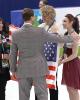 Meryl &amp; Charlie with coaches Igor Shpilband &amp; Marina Zoueva