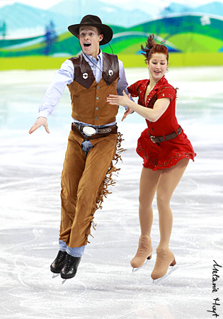 Emily Samuelson &amp; Evan Bates