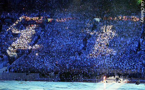 Nearing the end of the torch relay