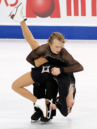 Ice Dance Recruitment poster. Target: high school wrestlers