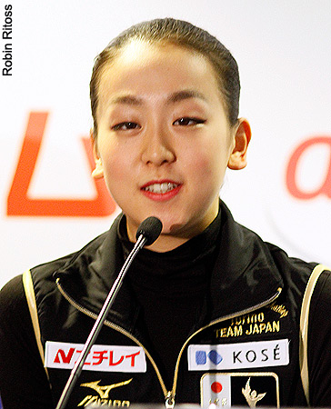 Ladies SP Press Conference - Mao Asada