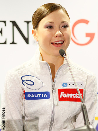 Ladies SP Press Conference - Laura Lepisto