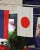 Junior Pairs - the flags are raised