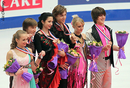 JGP Final medalists show off their hardware