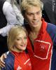 Penny Coomes &amp; Nicholas Buckland (GBR) sign autographs and pose for photos