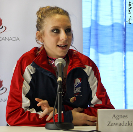 Agnes Zawadzki (USA), 3rd after SP