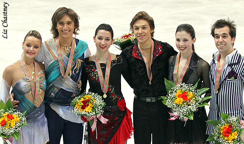 Ice dancing champions at 2011 Junior Worlds