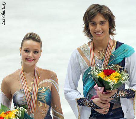 Ekaterina Pushkash &amp; Jonathan Guerreiro (RUS) Silver