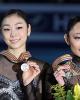 Yu-Na Kim (KOR) Silver and Miki Ando (JPN) Gold