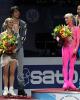 Vololosozhar &amp; Trankov on the podium with Savchenko &amp; Szolkowy