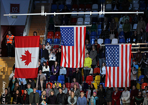 The flags are raised -- A North American podium sweep