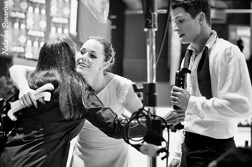 Tessa Virtue &amp; Scott Moir (CAN) w/coach Marina Zoueva