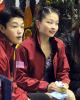 Maia Shibutani &amp; Alex Shibutani (USA) &amp; coach Marina Zoueva