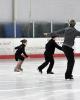 White works with skaters on individual skills