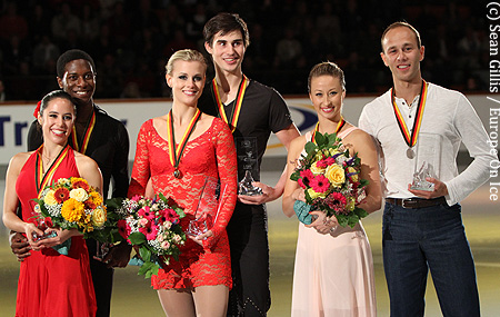 Nebelhorn 2011 Ice Dance Podium