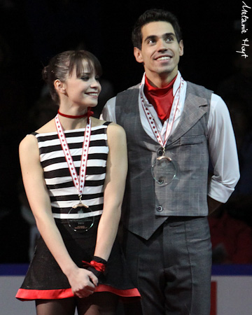 Bronze Medalists Anna Cappellini &amp; Luca Lanotte