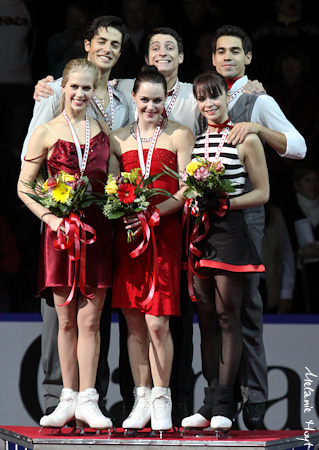 2011 Skate Canada Podium