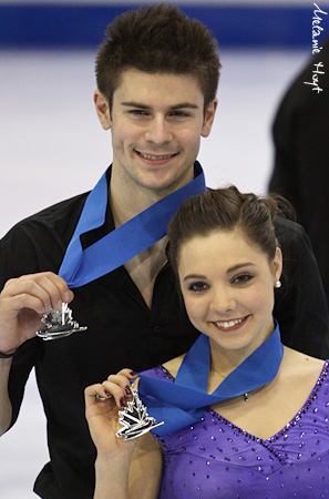 Jessica Dubé &amp; Sébastien Wolfe, 2012 Canadian Silver Medalists