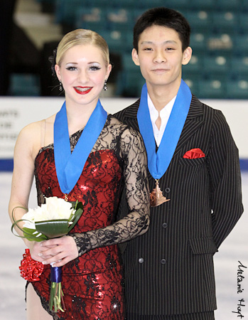 Noa Bruser &amp; Timothy Lum, 2012 Canadian Junior Bronze Medalists