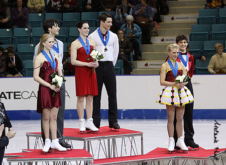 The 2012 Canadian National Ice Dance Podium